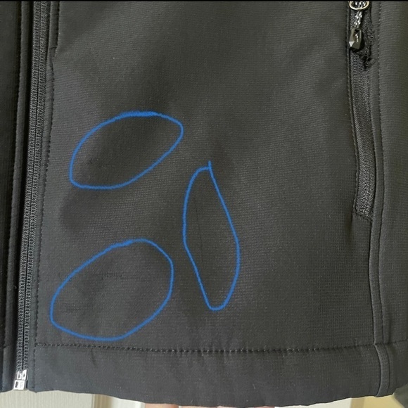 Free Country Water Resistant Zipper Up Fall Winter Jacket Black Color Size XL - Picture 13 of 14